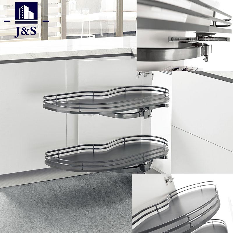 రివాల్వింగ్ కిచెన్ క్యాబినెట్ మ్యాజిక్ కార్నర్ బుట్టలు చిన్న-స్పేస్ కిచెన్ సామర్థ్యాన్ని పునర్నిర్వచించాయా?