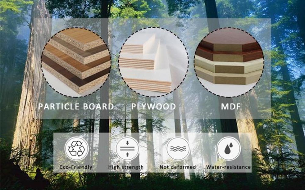 Eco-friendly particle board/plywood